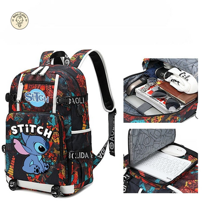 Sac à Dos Stitch Renforcé au Design Unique
