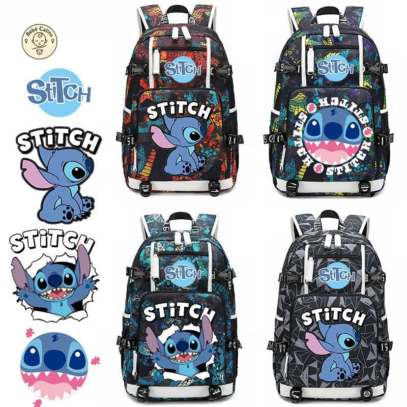 Sac à Dos Stitch Renforcé au Design Unique