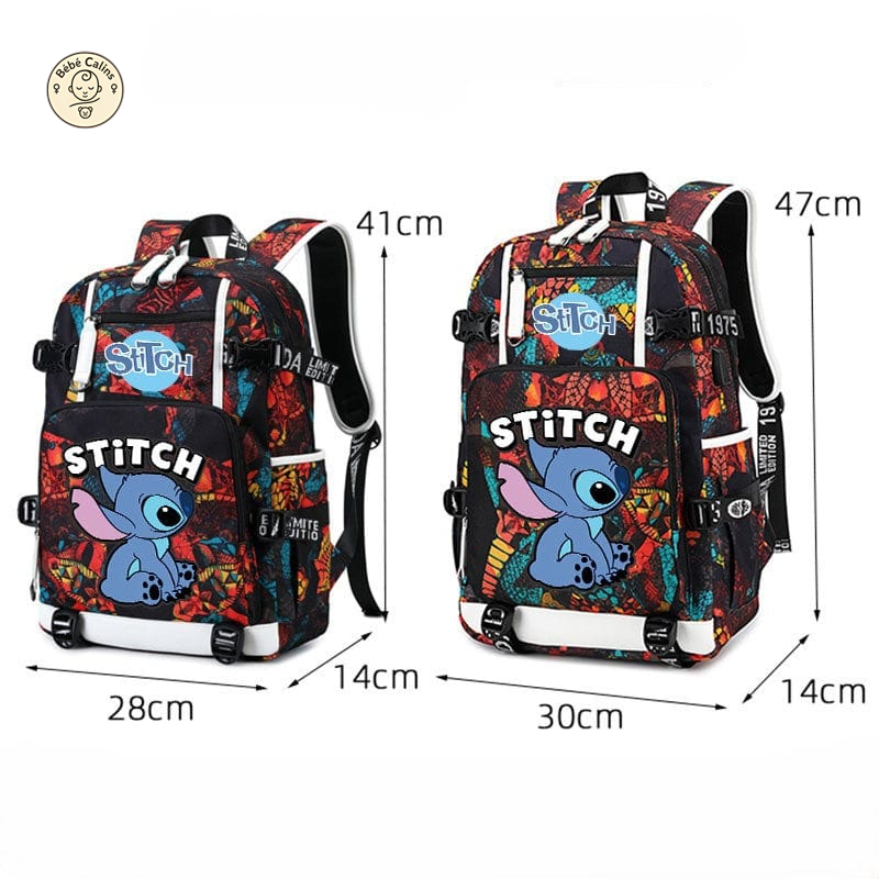 Sac à Dos Stitch Renforcé au Design Unique