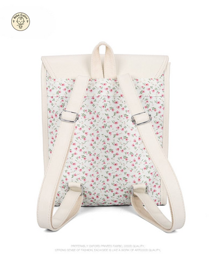 Sac à dos fleuri de 34 cm - élégance et style!