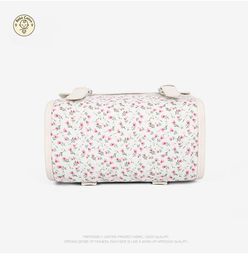Sac à dos fleuri de 34 cm - élégance et style!