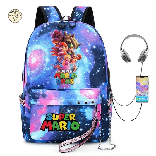 Sac à dos Mario Princesse Peach - L'accessoire parfait pour les petits aventuriers!