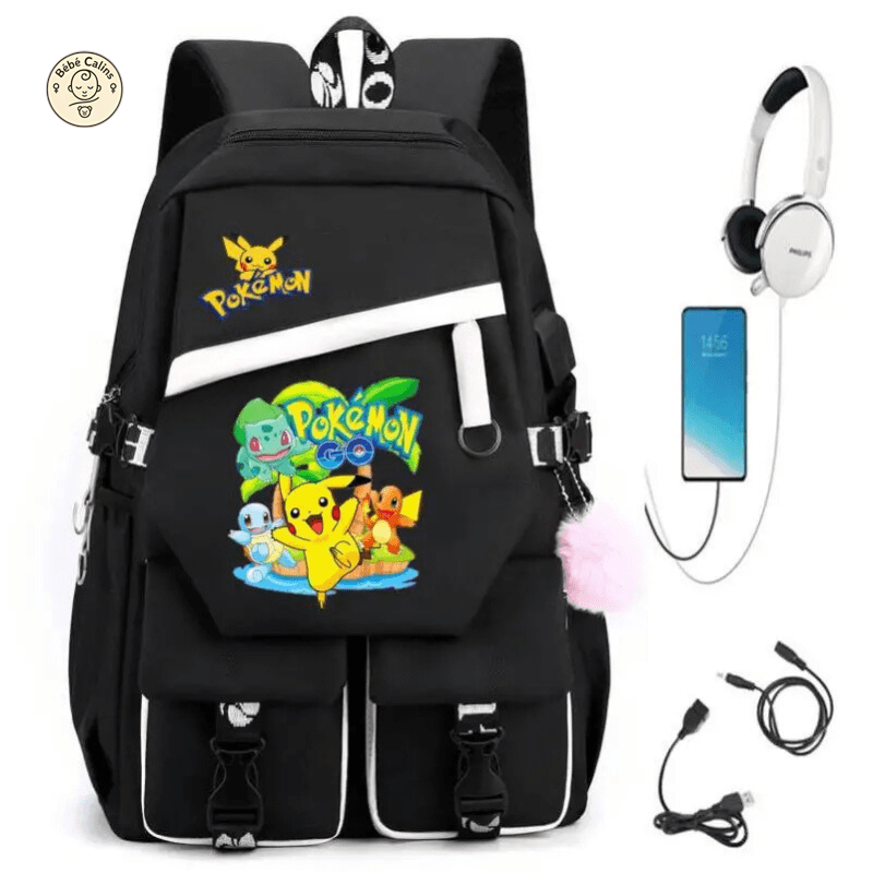 Cartable Pokémon Pratique et Ultra Confortable pour Tous les Jeunes Aventuriers