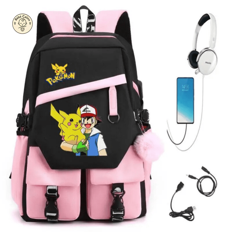 Cartable Pokémon Pratique et Ultra Confortable pour Tous les Jeunes Aventuriers