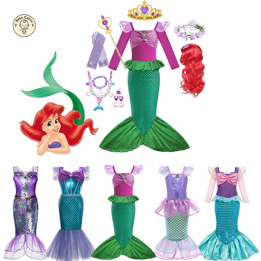 Déguisement ariel bébé et enfant