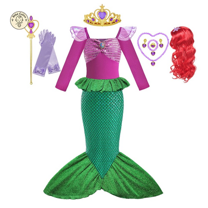 Déguisement ariel bébé et enfant