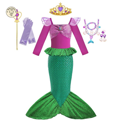 Déguisement ariel bébé et enfant