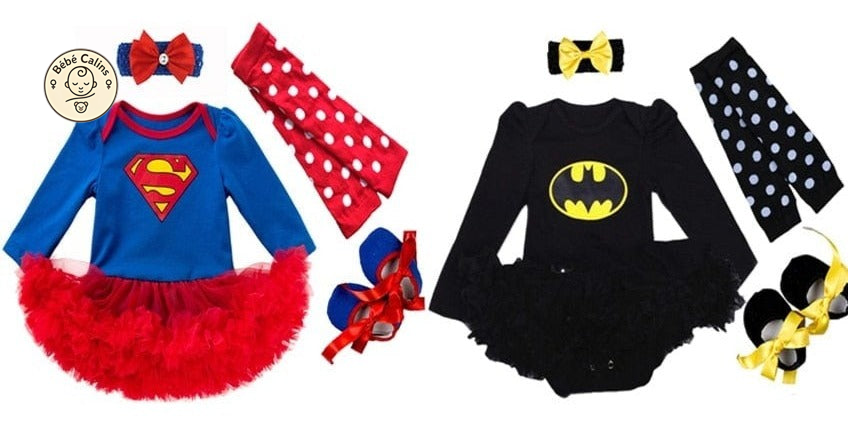 Déguisement super héros bébé fille carnaval