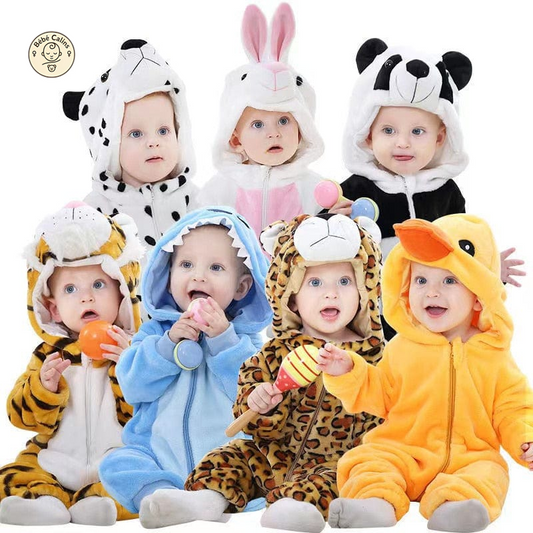 Grenouillère déguisement animaux bébé