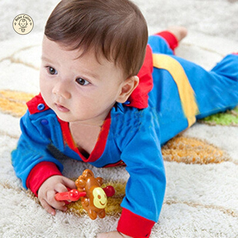 Déguisement carnaval super man bébé avec cape