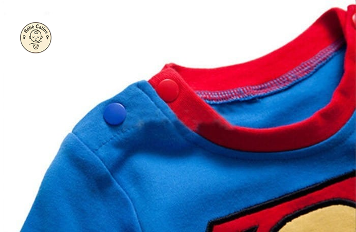 Déguisement carnaval super man bébé avec cape