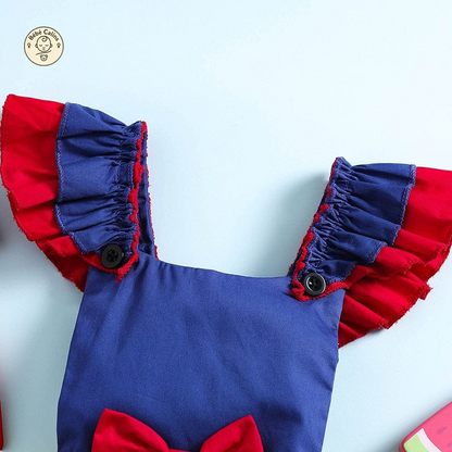 Déguisement blanche neige bébé carnaval 2 pièces