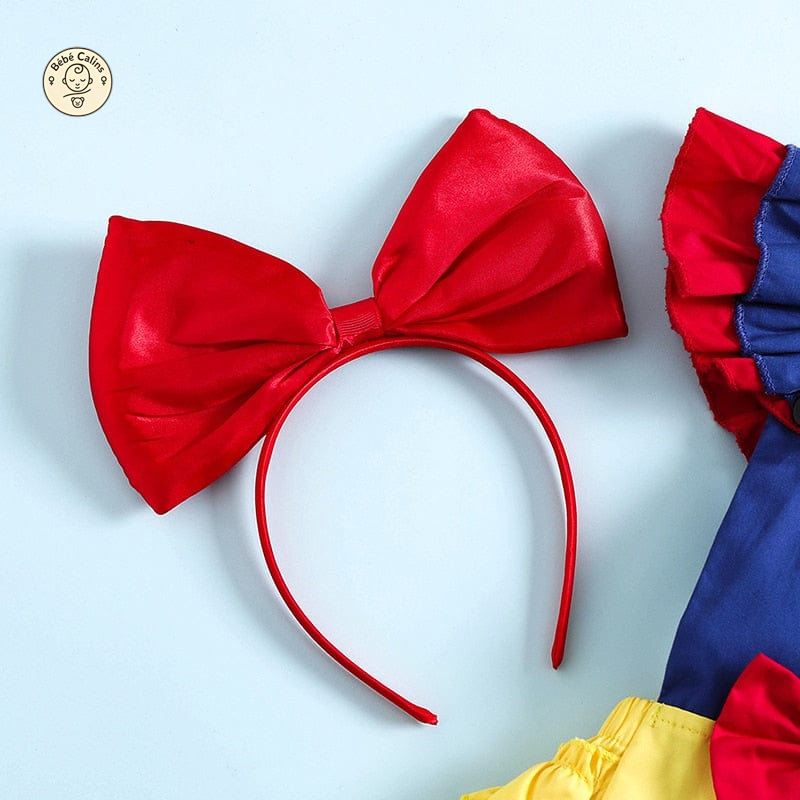Déguisement blanche neige bébé carnaval 2 pièces