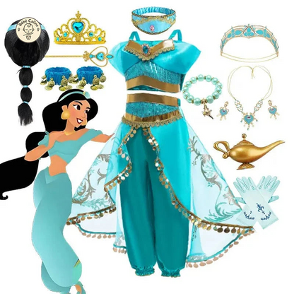 Déguisement Princesse Jasmine Fille Luxe