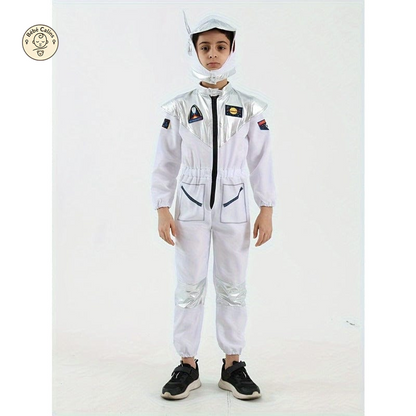 Costume d'Astronaute Enfant avec Casque Brillant