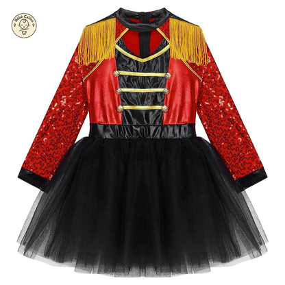 Déguisement de magicien de Cirque Enfant Fille avec Tutu