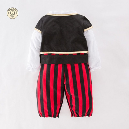 Déguisement carnaval pirate bébé 4 pièces