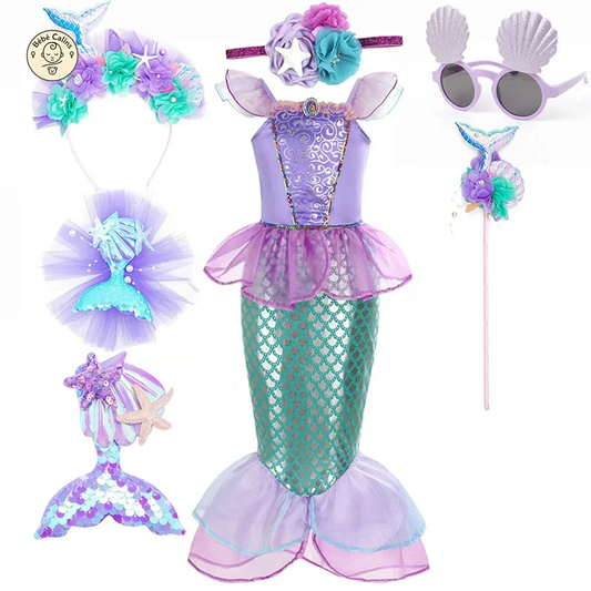 Déguisement Princesse Ariel Enfant Costume Anniversaire