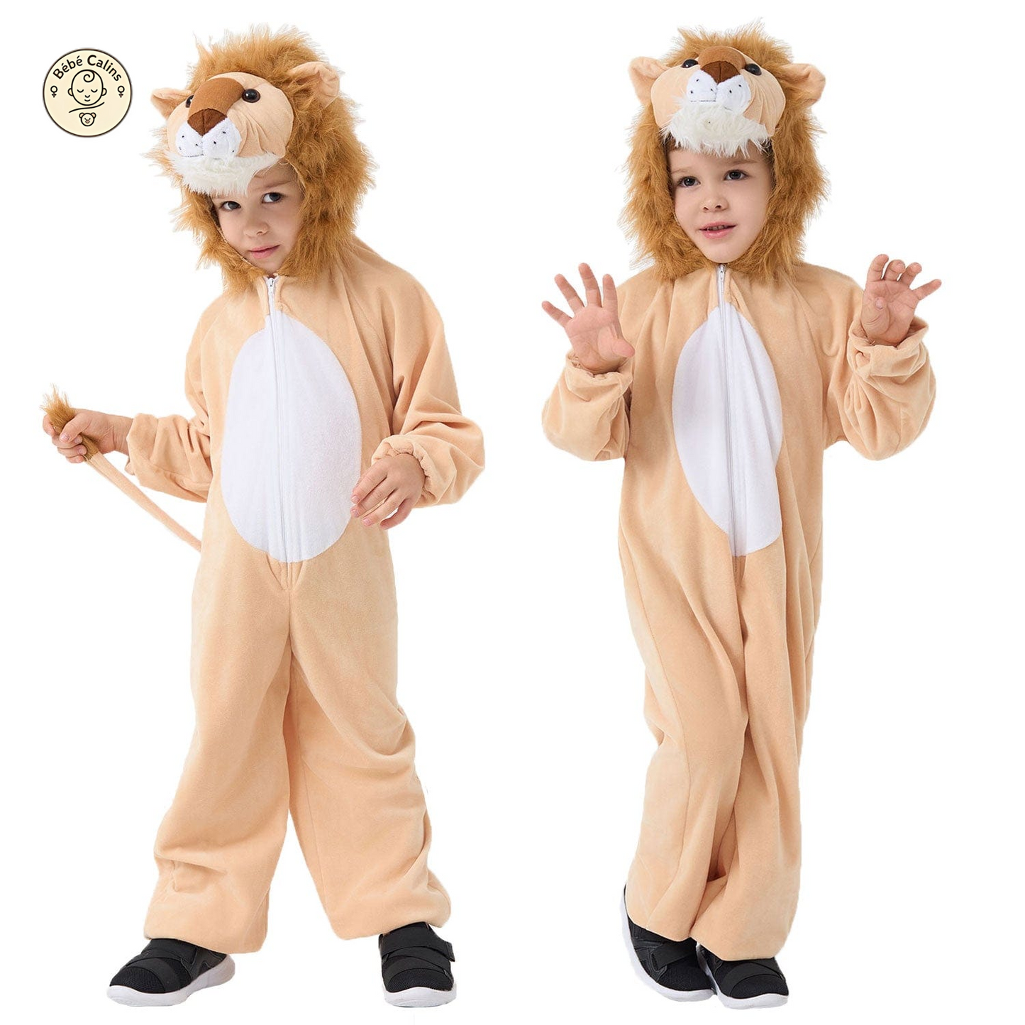 Déguisement Lion Enfant Combinaison Velours