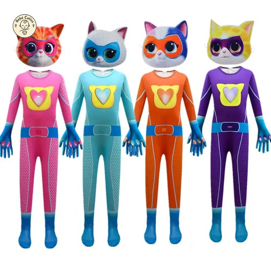 Déguisement Chat Combinaison Super Kitties Cosplay Enfant