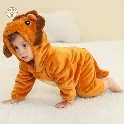 Déguisement Lion Pyjama Bébé Flanelle Doux