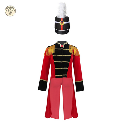 Déguisement de magicien de Cirque garçon Rouge
