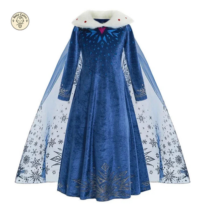 Déguisement Princesse Robe Elsa Anna Fille