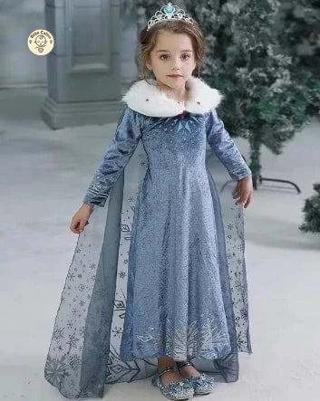 Déguisement Princesse Robe Elsa Anna Fille