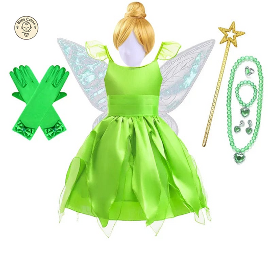 Déguisement fée Robe Verte Enfant