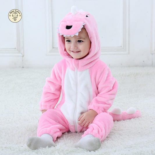 Déguisement Dinosaure Grenouillère Bébé Polaire Hiver