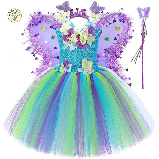 Déguisement fée Papillon Fille Tutu Magique