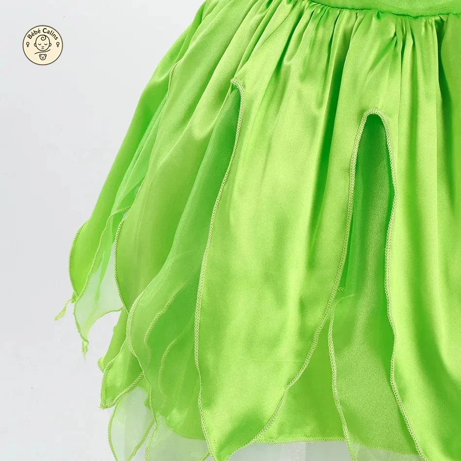 Déguisement fée Princesse Verte Ailée Enfant