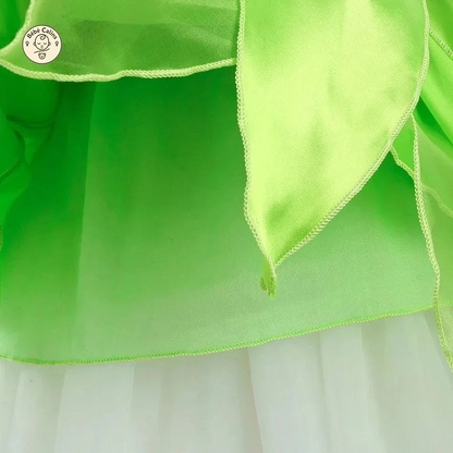 Déguisement fée Princesse Verte Ailée Enfant