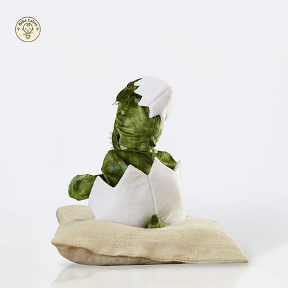 Déguisement Dinosaure Bébé avec Bonnet Vert