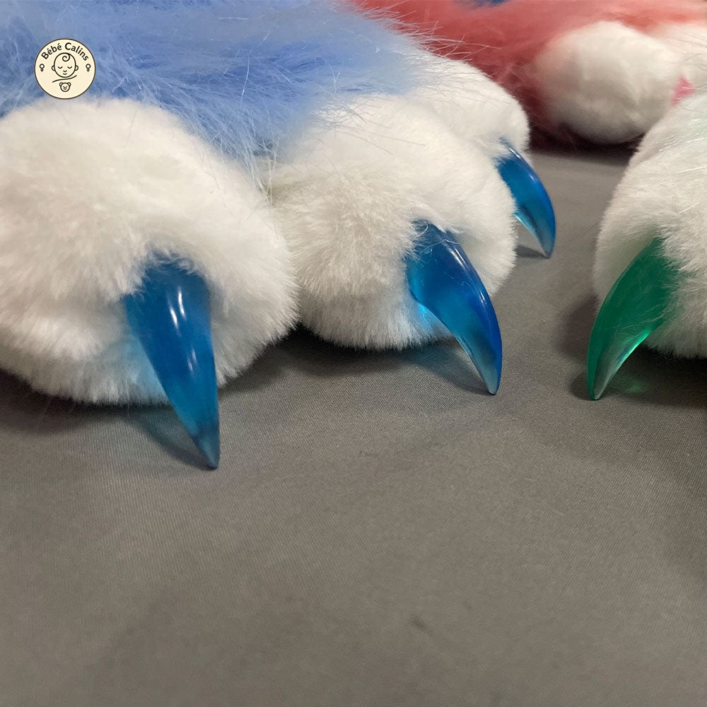 Déguisement Chat Gants Pattes en Fourrure Synthétique