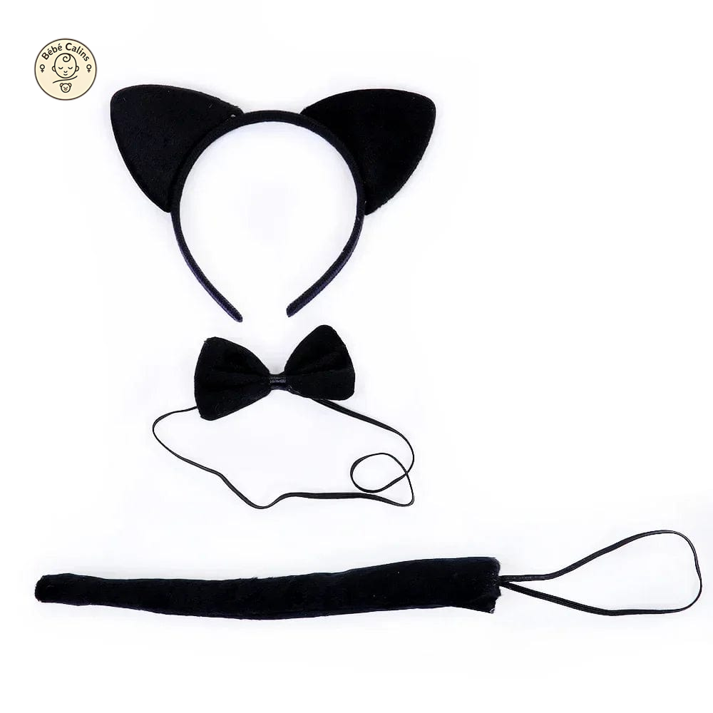 Déguisement Chat Robe Tutu Noir Fille Cosplay