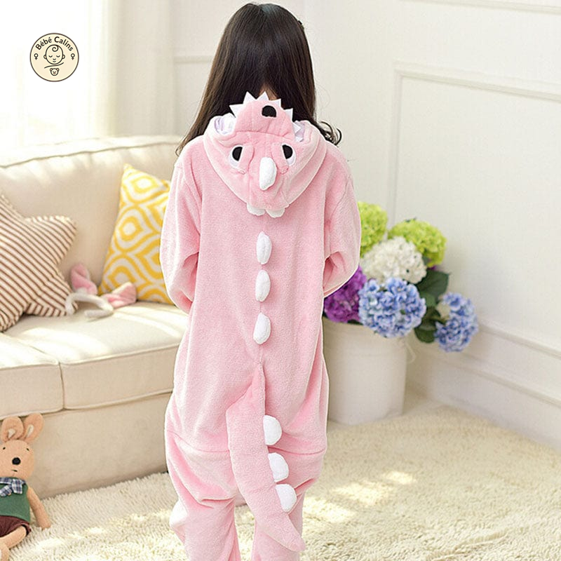 Déguisement Dinosaure Enfant Kigurumi Rouge Chaud
