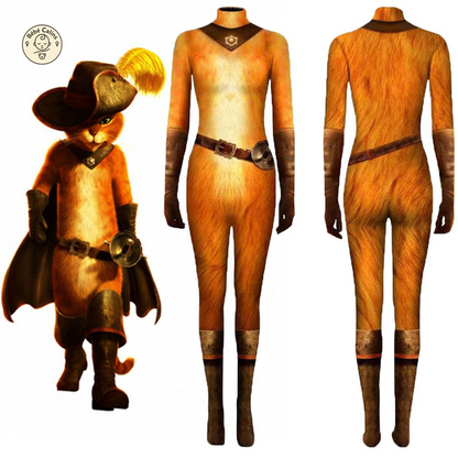 Déguisement Chat Cosplay Chat Botté Enfant & Adulte