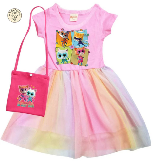 Déguisement Chat Robe Fille avec Accessoires