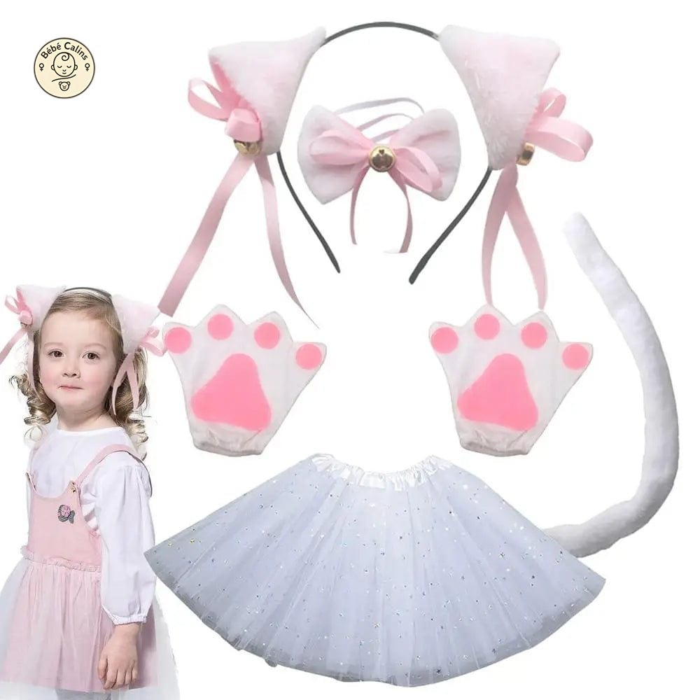 Déguisement Chat Set d'Accessoires Cosplay Enfant