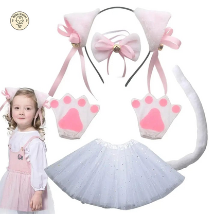 Déguisement Chat Set d'Accessoires Cosplay Enfant