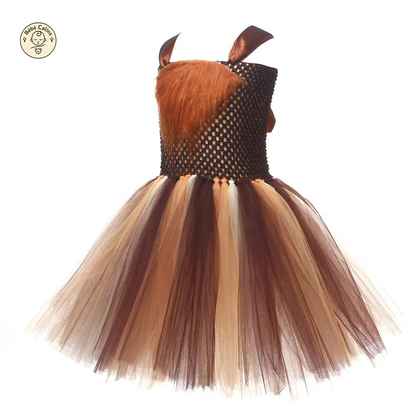 Déguisement Lion Tutu Fille avec Accessoires