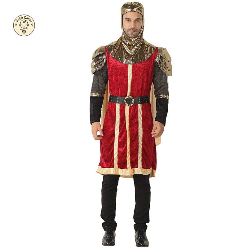 Déguisement roi Médiéval Rouge Homme