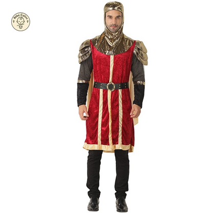 Déguisement roi Médiéval Rouge Homme