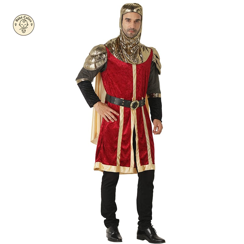 Déguisement roi Médiéval Rouge Homme