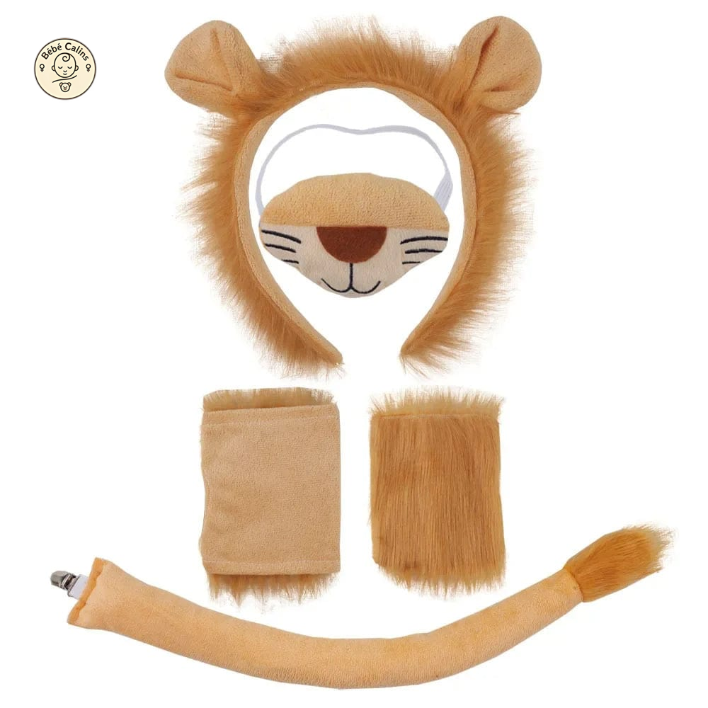 Déguisement Lion Enfant avec Jupe et Accessoires
