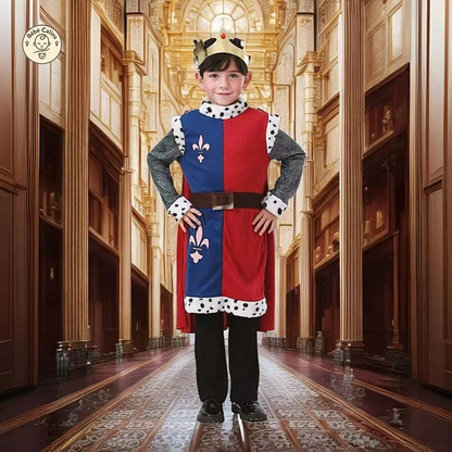 Déguisement roi Enfant Médiéval avec Cape