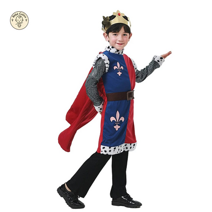 Déguisement roi Enfant Médiéval avec Cape