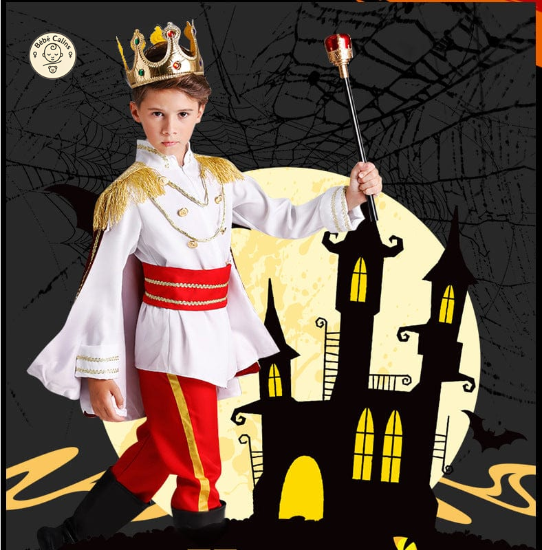 Déguisement roi Enfant Rouge avec Cape