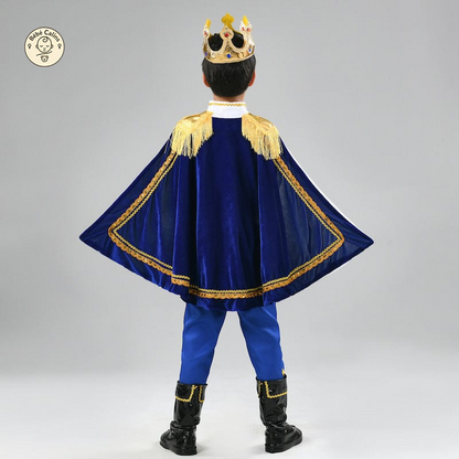 Déguisement roi Enfant Rouge avec Cape